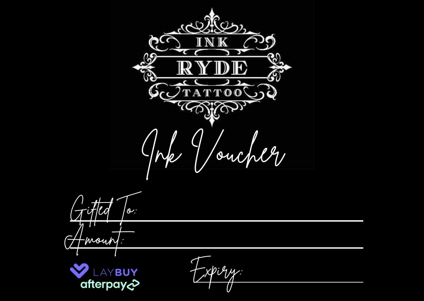 50 Ink Voucher The Hustlers Collective