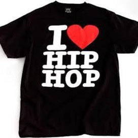 I LOVE HIP HOP TSHIRT ADULT