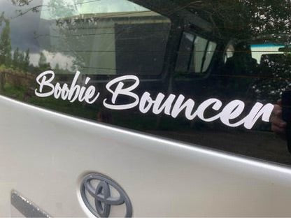 BOOBIE BOUNCER BANNER